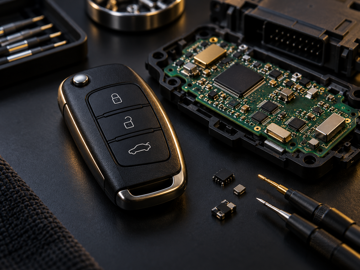 Clé automobile et électronique de programmation